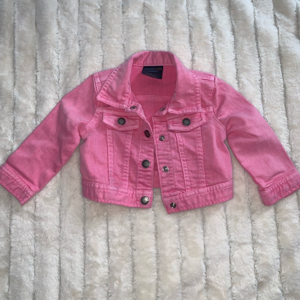 Pink Denim Jacket